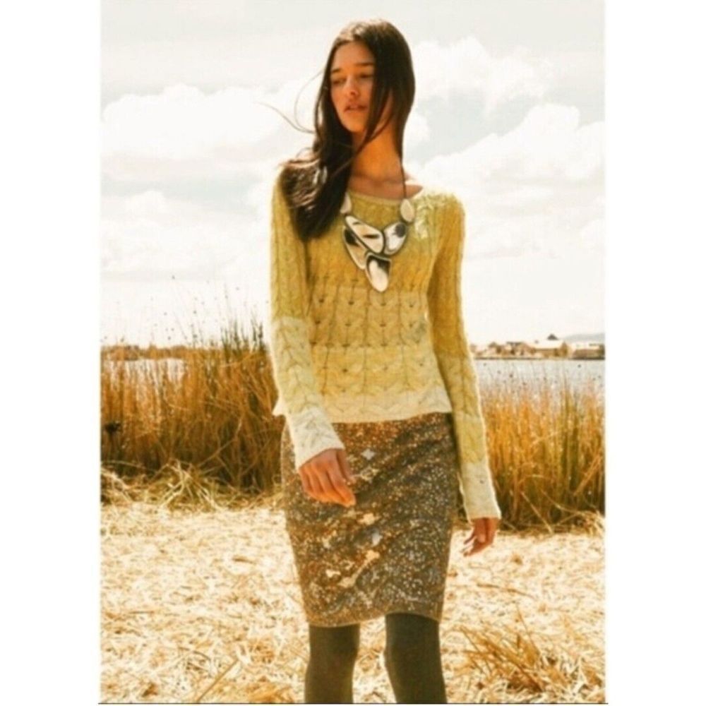 Anthropologie/Sparrow Ombre Knit Sweater Size M